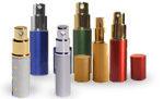 Refillable Metal shell perfume atomizers, travel size purse atomizers